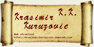 Krasimir Kuruzović vizit kartica